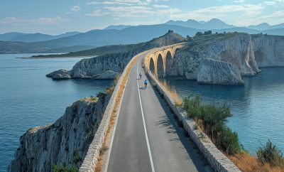 Krk-Brücke: Machen Sie einen Spaziergang oder eine Fahrradtour über die beeindruckende Krk-Brücke.